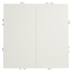 Изображение Проходной переключатель встраиваемый VOLTUM S70 двухклавишный 10А (хлопок)