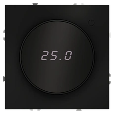 Изображение Терморегулятор электронный VOLTUM S70 с индикацией и датчиком для теплого пола (черный матовый)