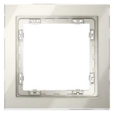 Изображение Рамка стеклянная VOLTUM S70 на 1 пост (кашемир, стекло)