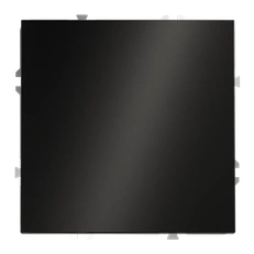 Изображение Выключатель встраиваемый VOLTUM S70 Metal одноклавишный 10А (антрацит)