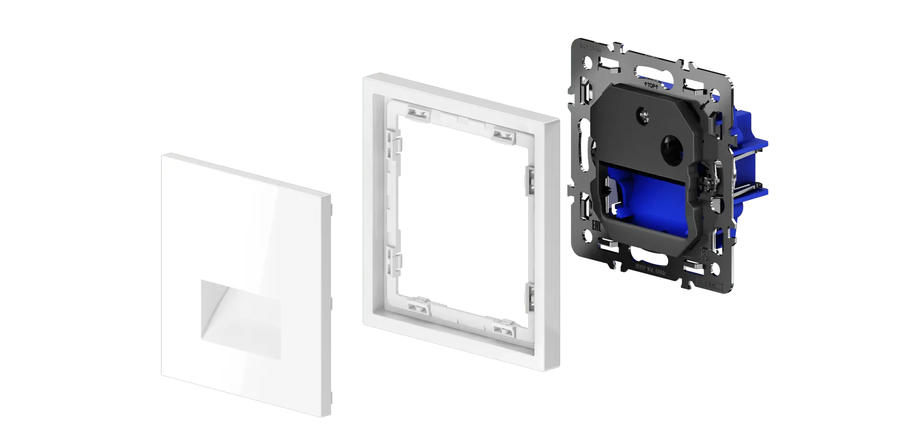 Устройство встраиваемых розеток и выключателей - Подсветка